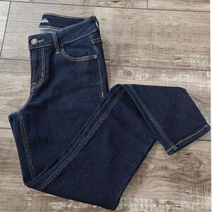 OLD NAVY dark wash skinny SZ 0
